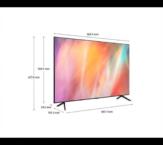 Samsung Samsung 43 Inch Ultra HD 4K Smart TV UA43AU7700 | Crystal UHD LED TV electronics