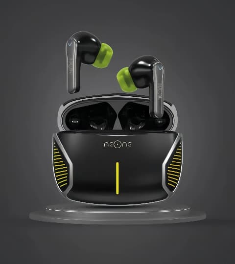 neOne neOne PureBeats Challenge PB-C10 True Wireless Gaming Earbuds with 45ms Low Latency, Bluetooth 5.3, Quad ENC Mics &… — image 1 of 3