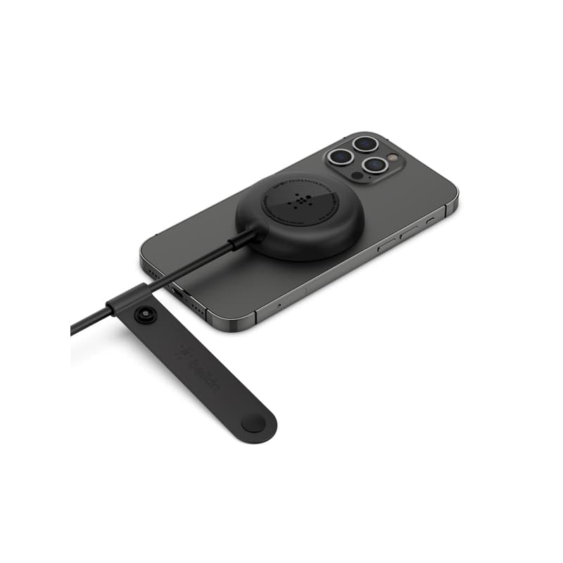 Belkin Belkin BoostCharge Magnetic Portable Wireless Charger Pad 7.5W MagSafe Compatible WIA005btBK electronics — image 1 of 2