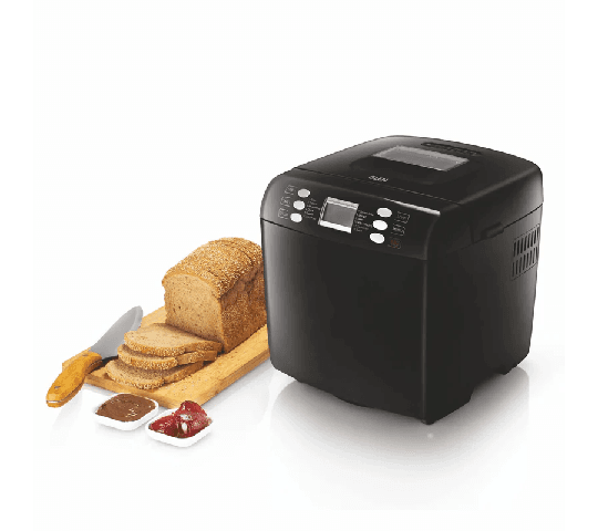 GLEN Atta Kneader & Bread Maker 550W Fully Automatic with 12 Pre-Set Functions & Electronic Control Panel – Black 3039