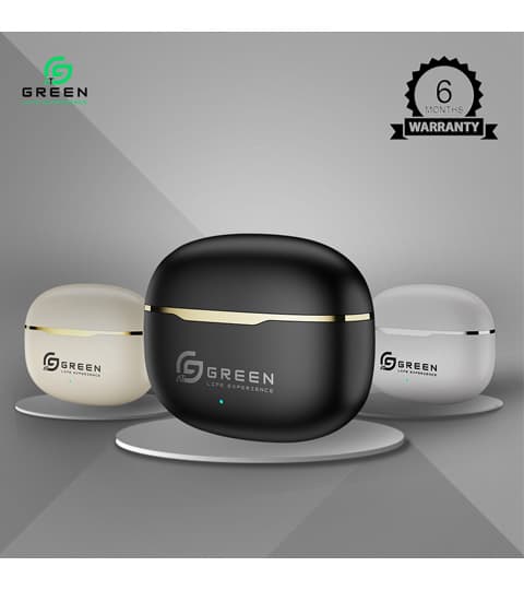 Green Pulse ANC Earbuds