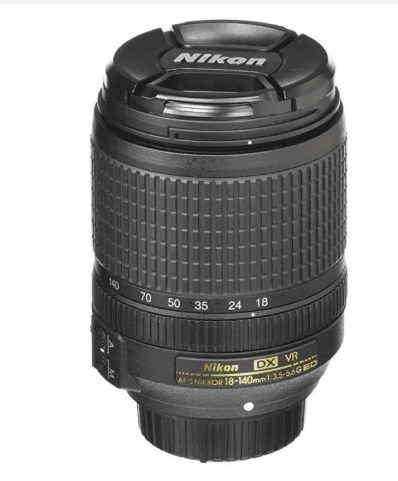 Nikon AF-S DX NIKKOR 18-140mm f/3.5-5.6G ED VR Lens