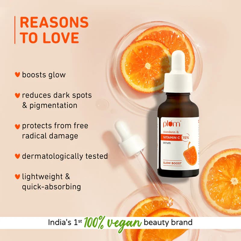 Plum Plum Mandarin & Vitamin C Brightening Face Serum 30ml daily essentials & lifestyle — image 1 of 7