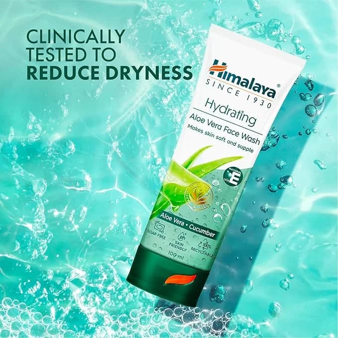 Himalaya Himalaya Hydrating Aloe Vera Face Wash 50gm daily essentials & lifestyle