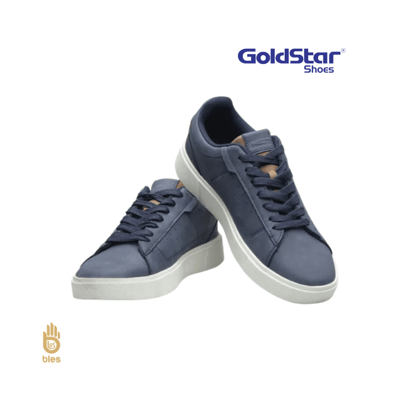 Goldstar Shoes G10-TECK-02 White/Beige/Navy Comfortable Casual Sports Sneakers for Men & Women